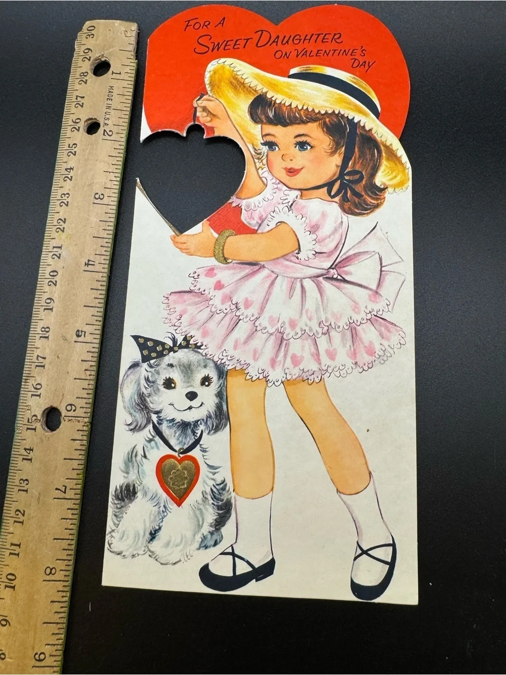 Lot Of 4 Vintage Valentines Day Cards Hallmark Various Makers Ephemera
